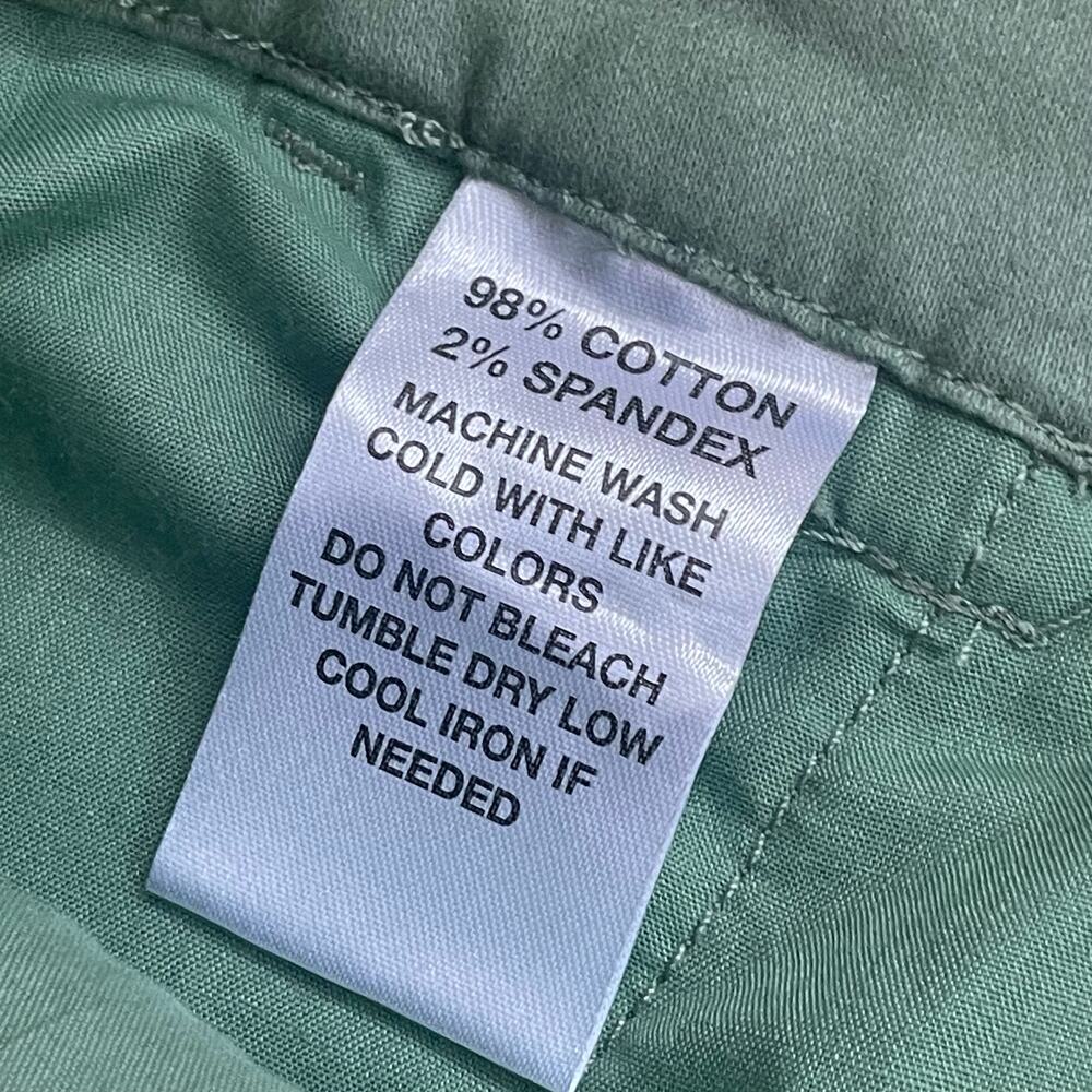 Coastaoro Men’s Cotton Flat Front Shorts Green Size 40 - Picture 5 of 5